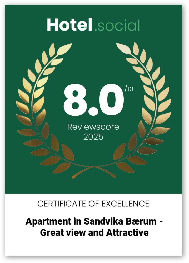 Jeci Apartment Sandvika Baerum - Great View And Attractive Sandvika (Baerum) Dış mekan fotoğraf